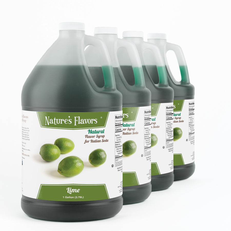 Lime Italian Soda Syrup, Natural
