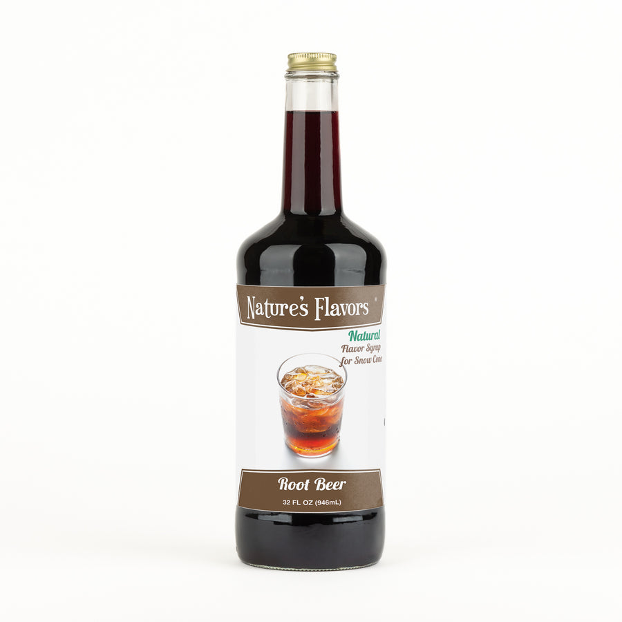 Root Beer Snow Cone Syrup, Natural