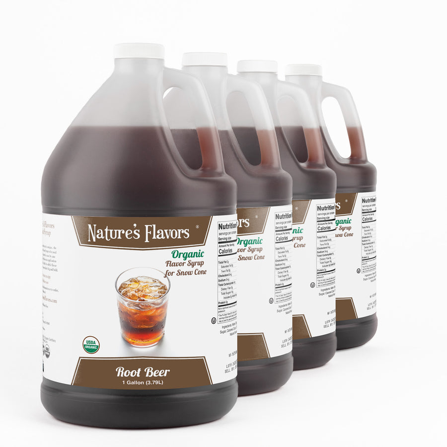 Root Beer Snow Cone Syrup, Organic