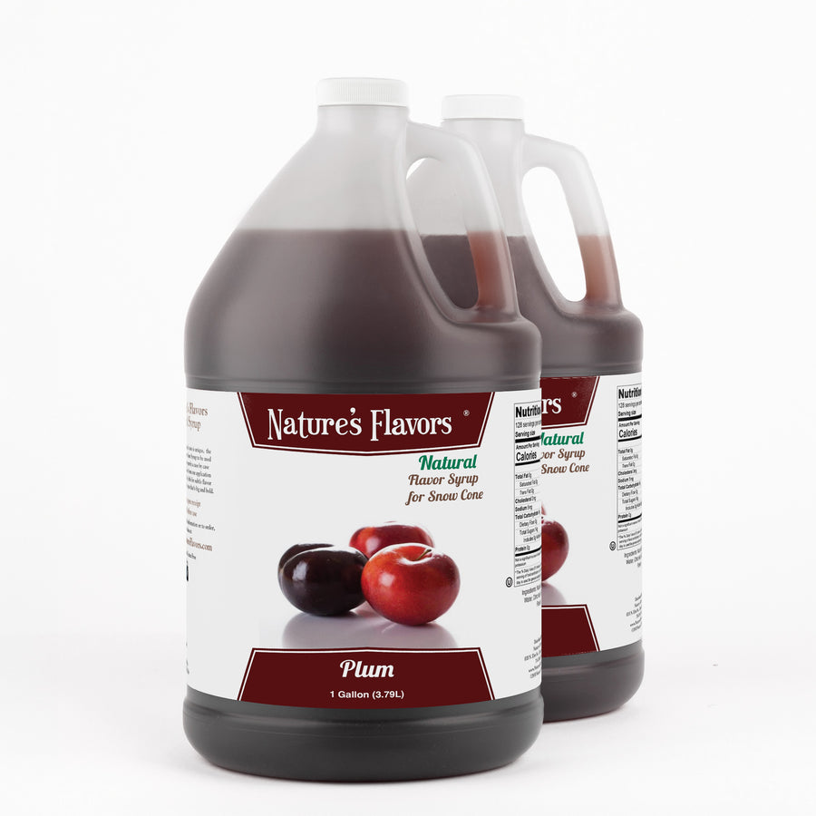 Plum Snow Cone Syrup, Natural