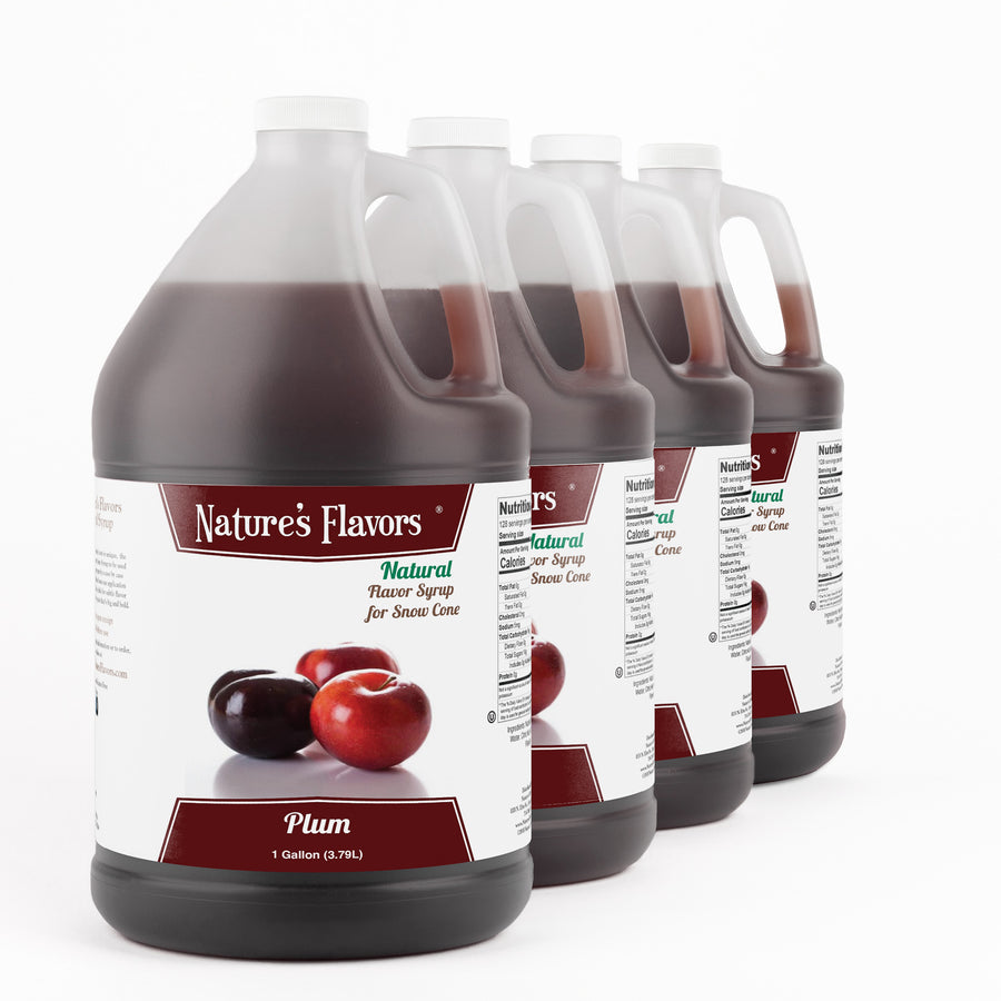 Plum Snow Cone Syrup, Natural