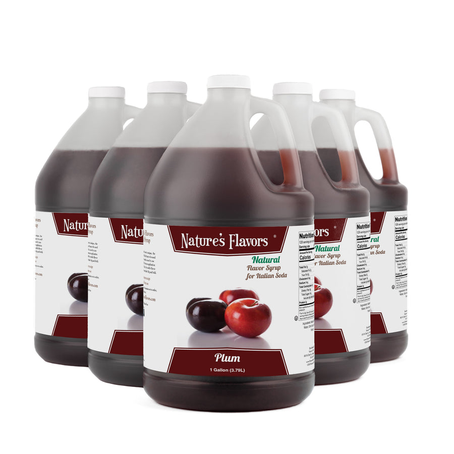 Plum Italian Soda Syrup, Natural