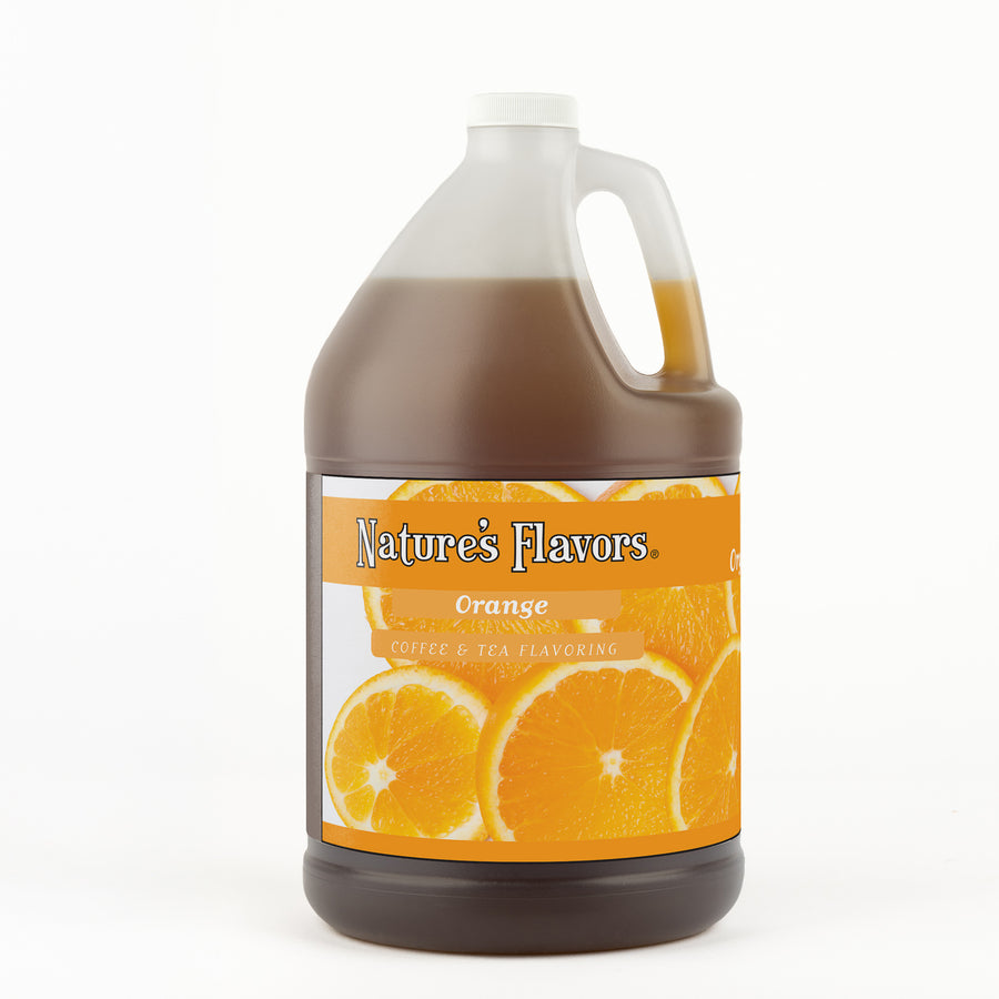 Organic Orange Coffee and Tea Flavor Without Diacetyl