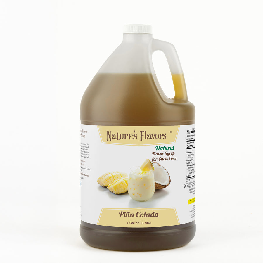Pina Colada Snow Cone Syrup, Natural