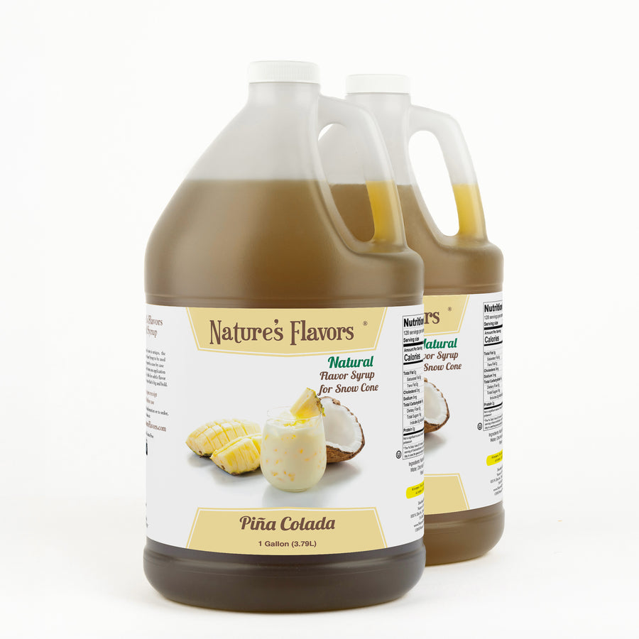 Pina Colada Snow Cone Syrup, Natural