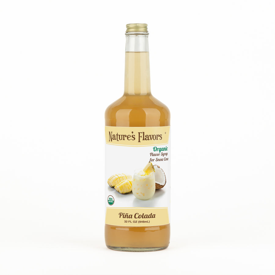 Pina Colada Snow Cone Syrup, Organic