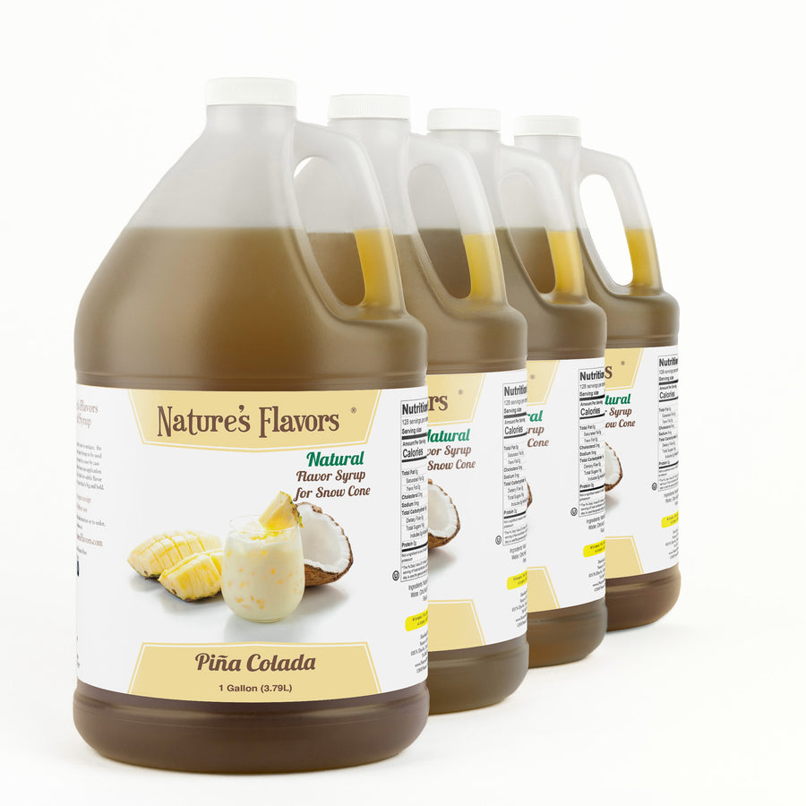 Pina Colada Snow Cone Syrup, Natural