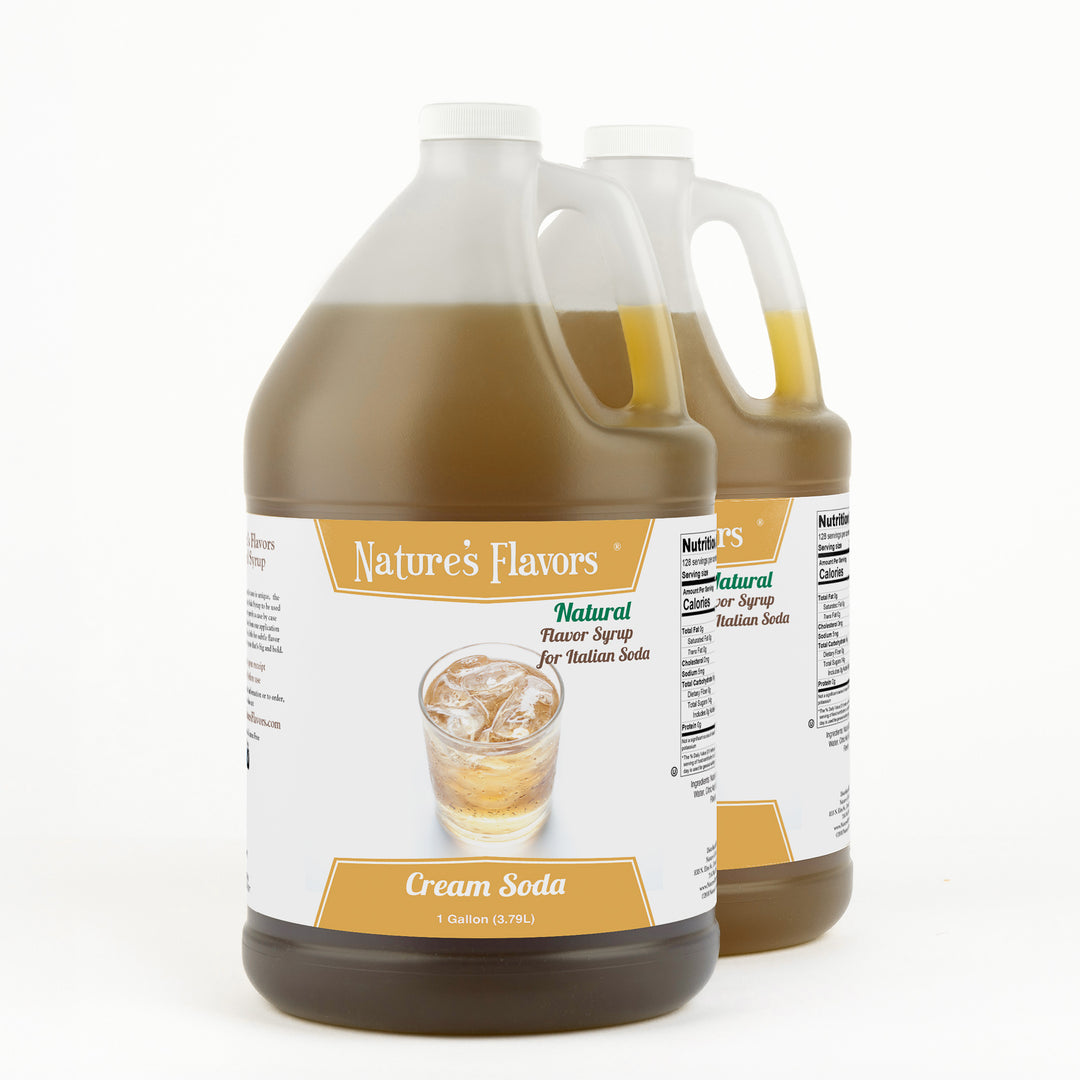Cream Soda Italian Soda Syrup, Natural