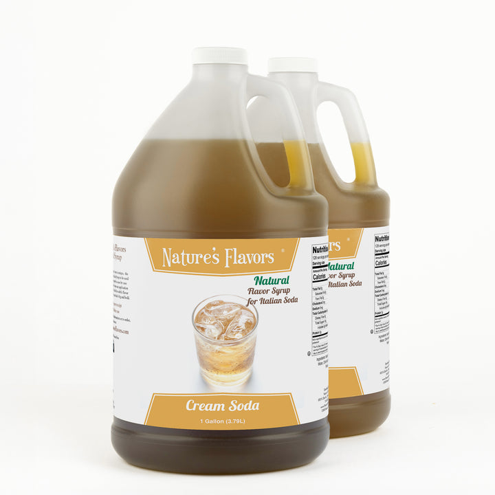 Cream Soda Italian Soda Syrup, Natural