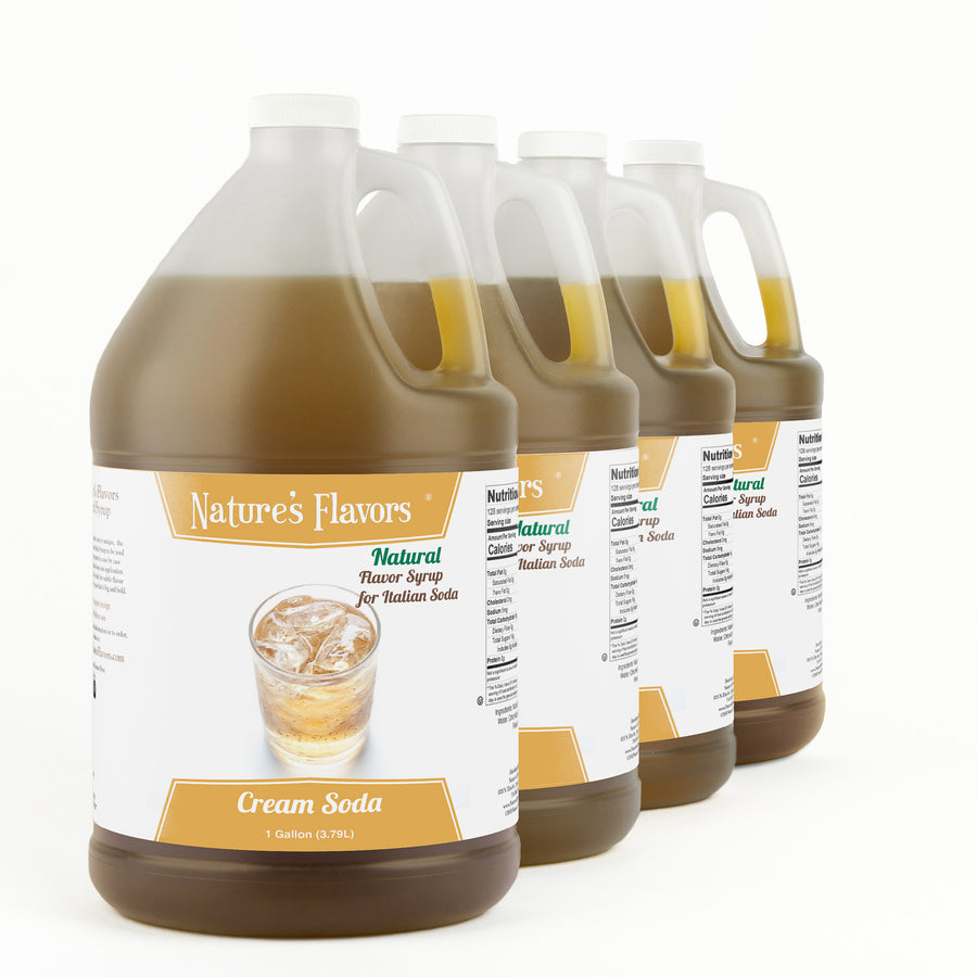 Cream Soda Italian Soda Syrup, Natural