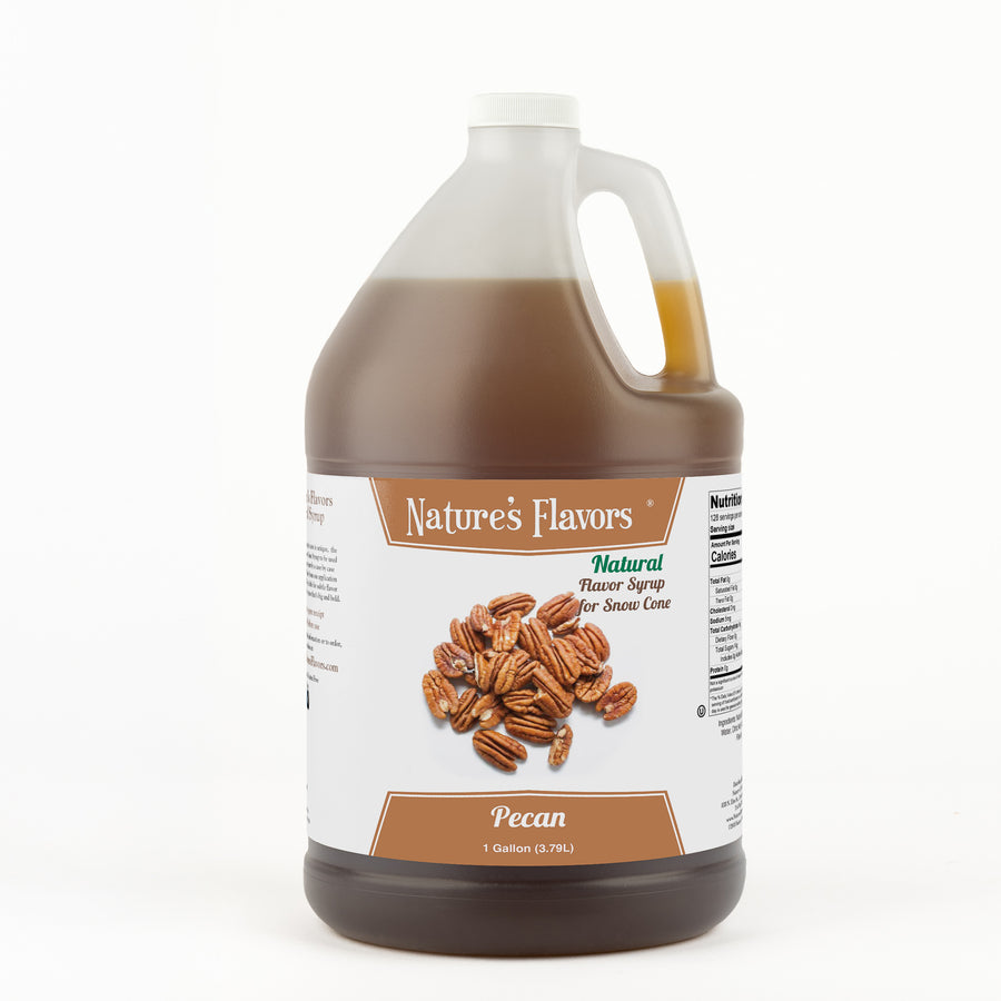 Pecan Snow Cone Syrup, Natural