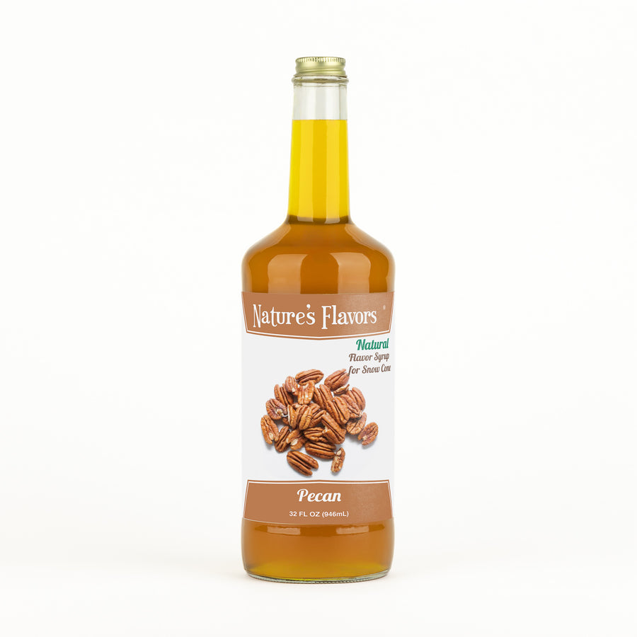 Pecan Snow Cone Syrup, Natural