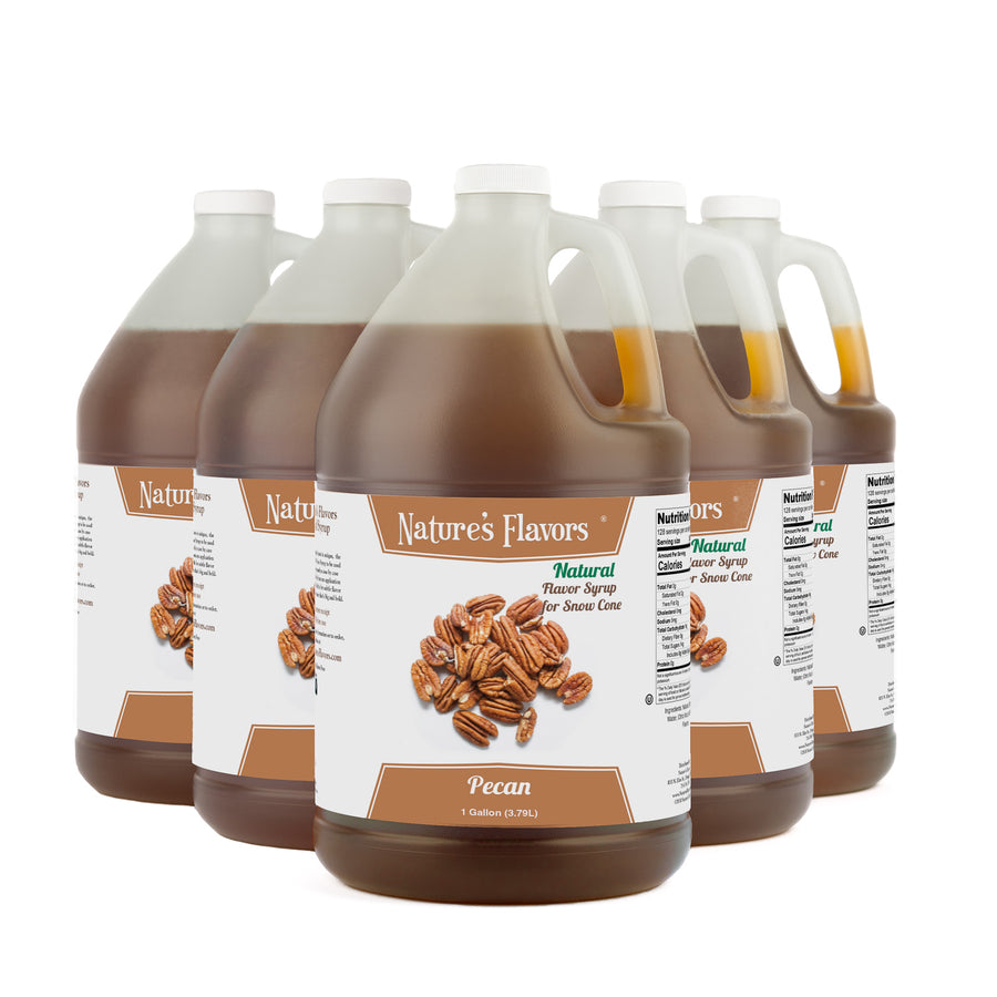 Pecan Snow Cone Syrup, Natural