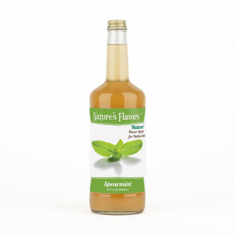 Spearmint Italian Soda Syrup, Natural