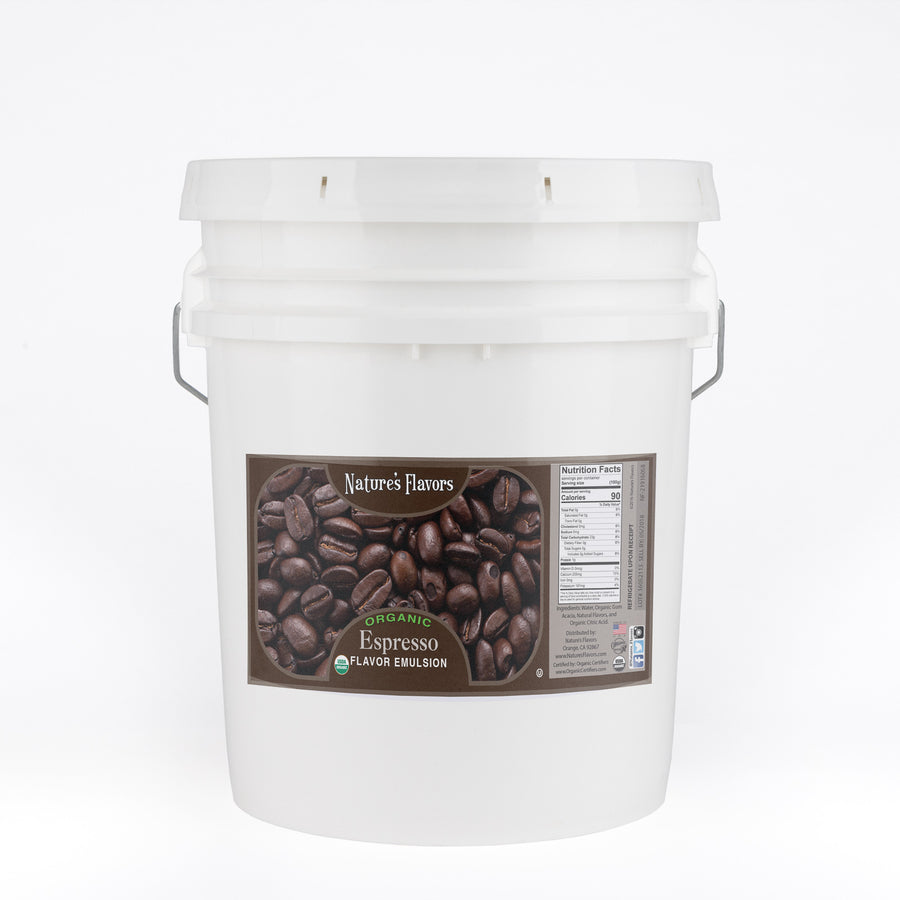 Espresso Flavor Emulsion for High Heat Applications, Organic