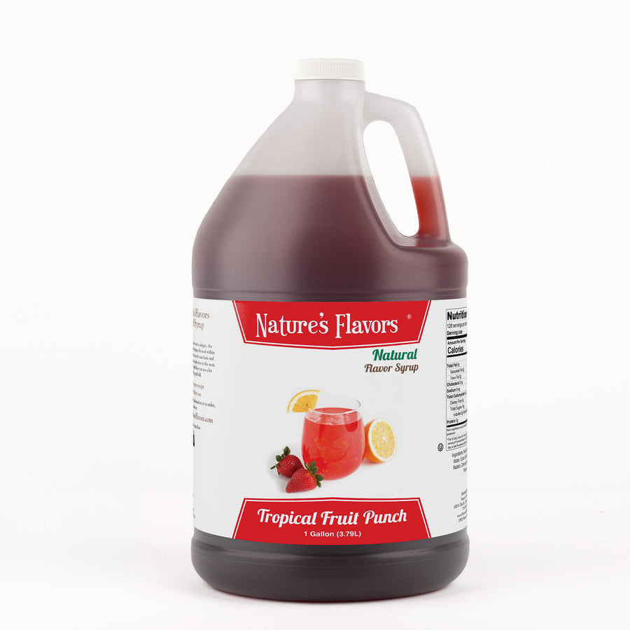 Tropical Fruit Punch Flavor Syrup, Natural