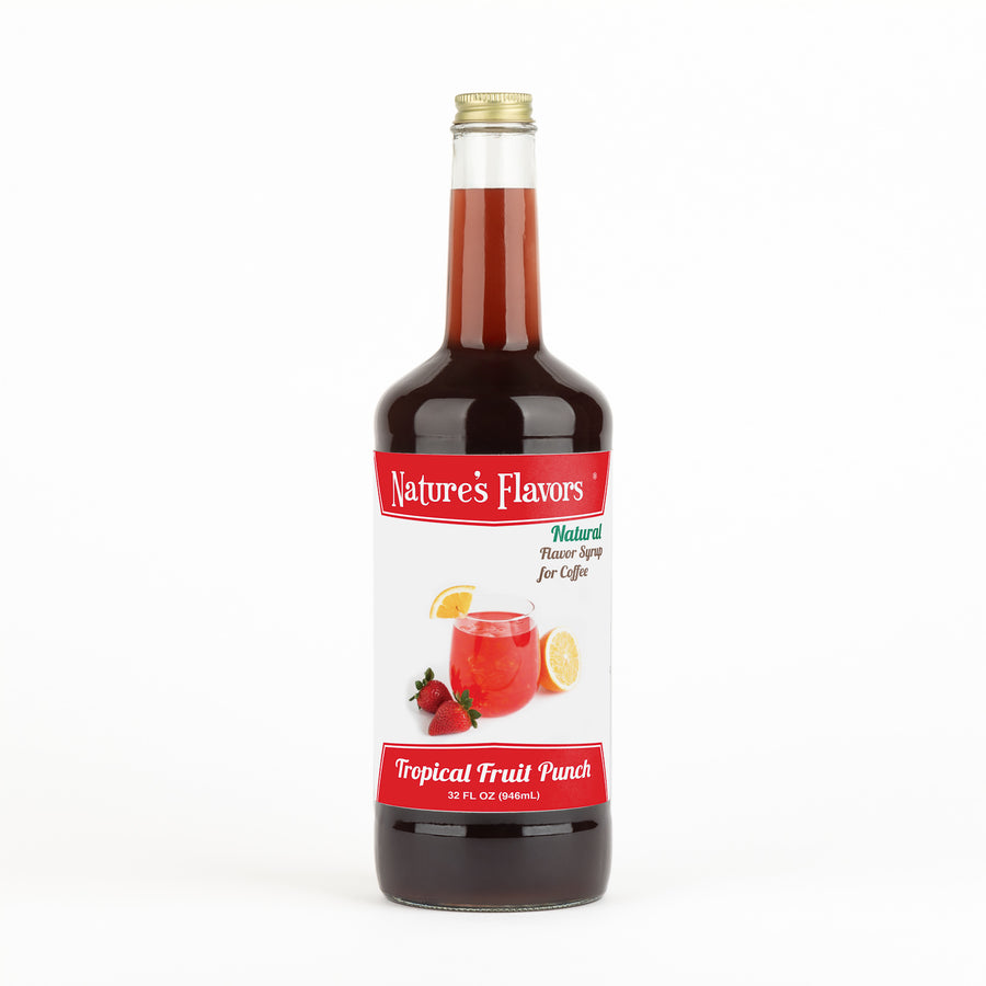 Tropical Fruit Punch Coffee Syrup, Natural