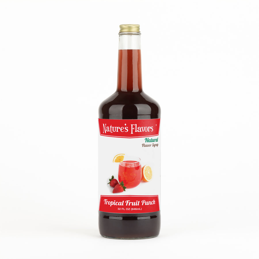 Tropical Fruit Punch Flavor Syrup, Natural