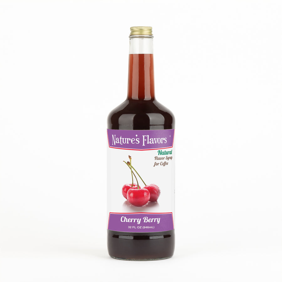 Cherry Berry Coffee Syrup, Natural