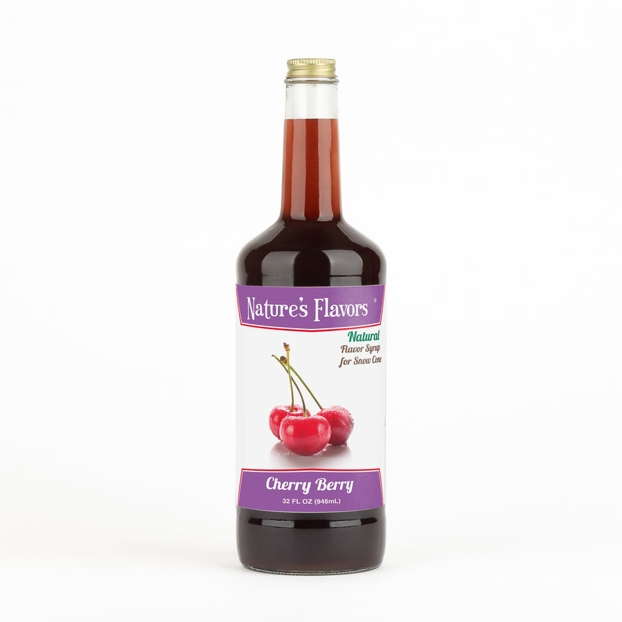 Cherry Berry Snow Cone Syrup, Natural