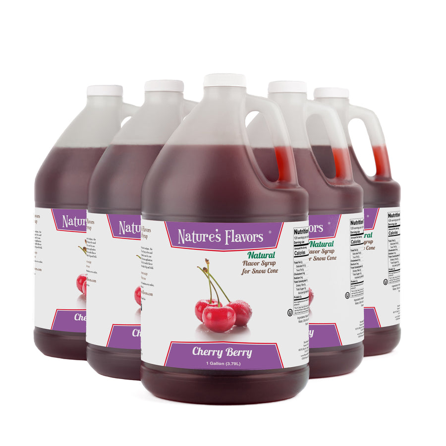 Cherry Berry Snow Cone Syrup, Natural