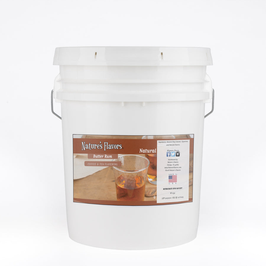 Butter Rum Coffee and Tea Flavor without Diacetyl