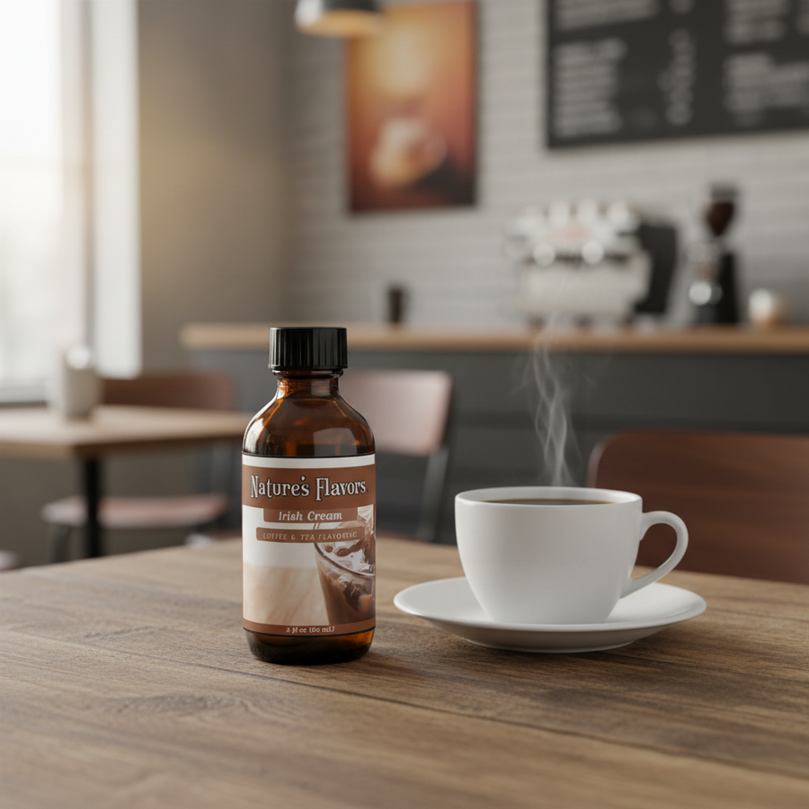 Irish Cream Coffee and Tea Flavor without Diacetyl
