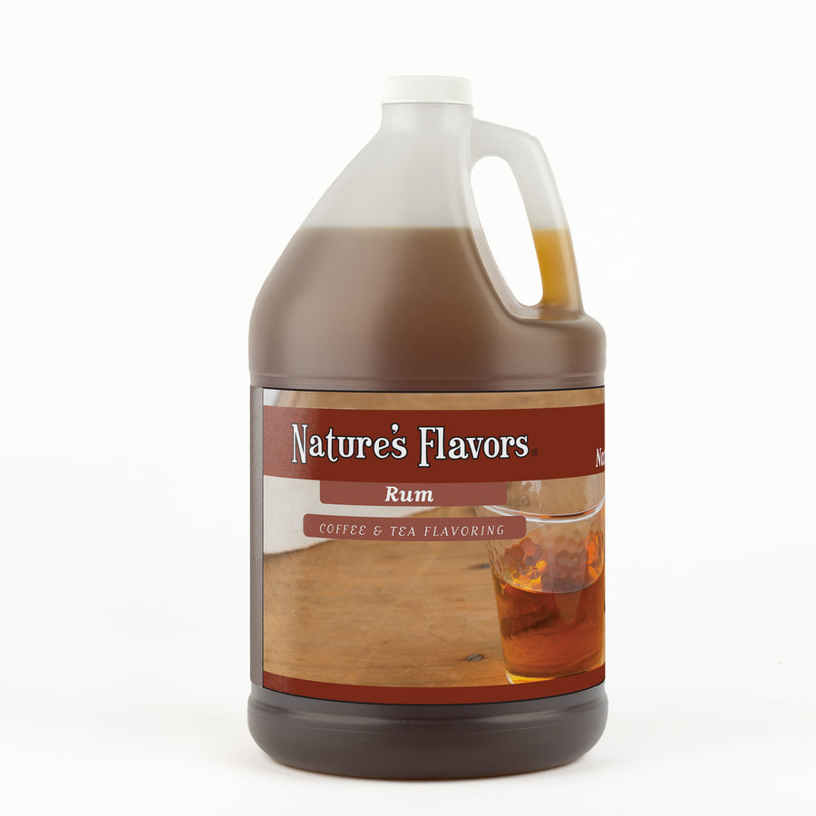 Rum Coffee and Tea Flavoring Without Diacetyl