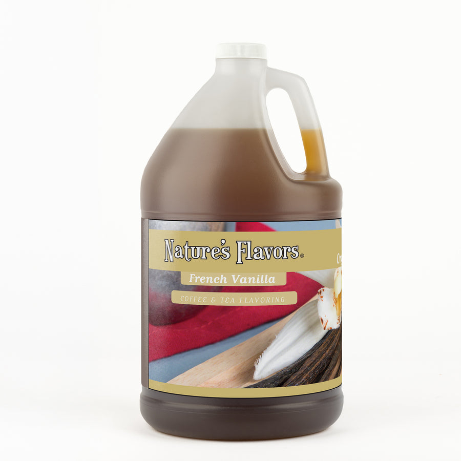 Organic French Vanilla Coffee and Tea Flavoring Without Diacetyl