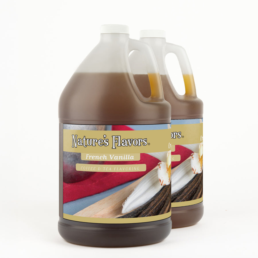 Organic French Vanilla Coffee and Tea Flavoring Without Diacetyl