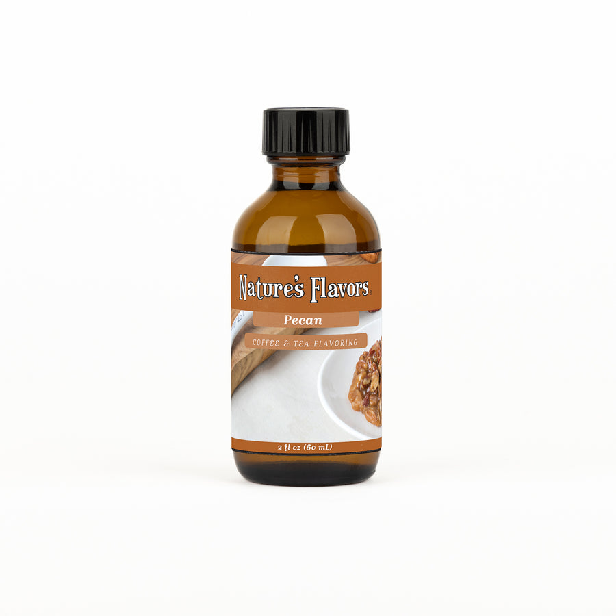 Organic Pecan Coffee and Tea Flavor Without Diacetyl