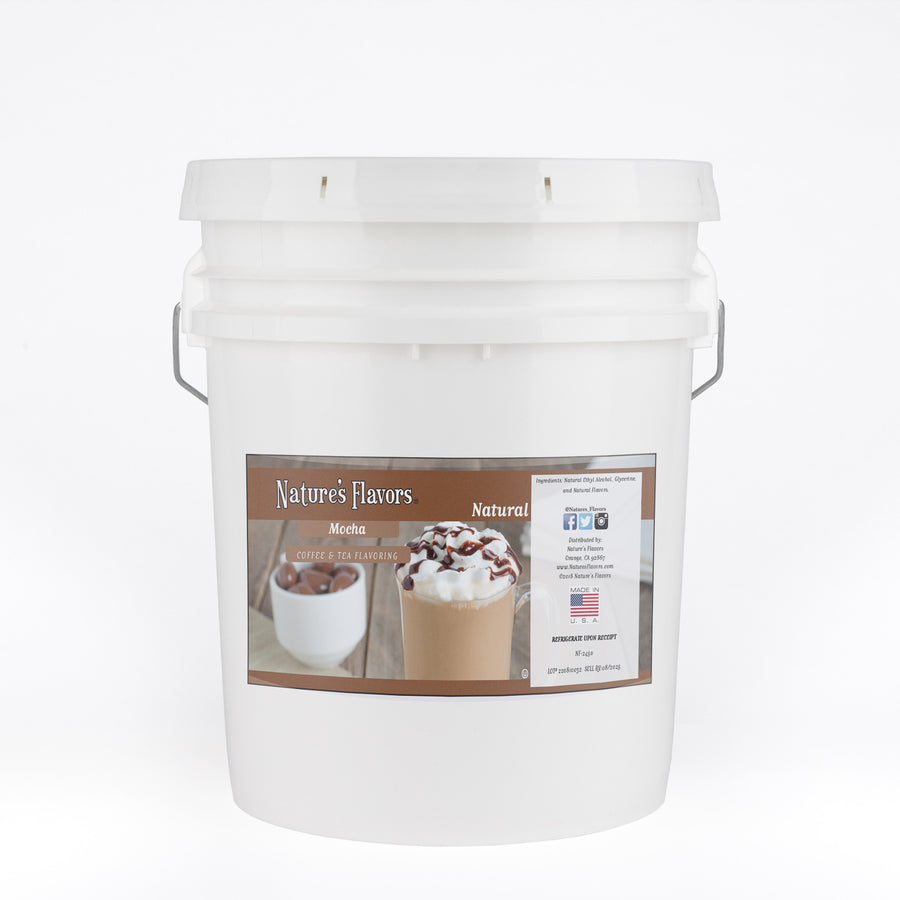 Mocha Coffee and Tea Flavoring Without Diacetyl