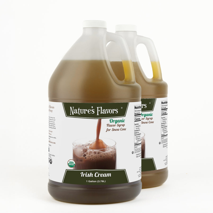 Irish Cream Snow Cone Syrup, Organic