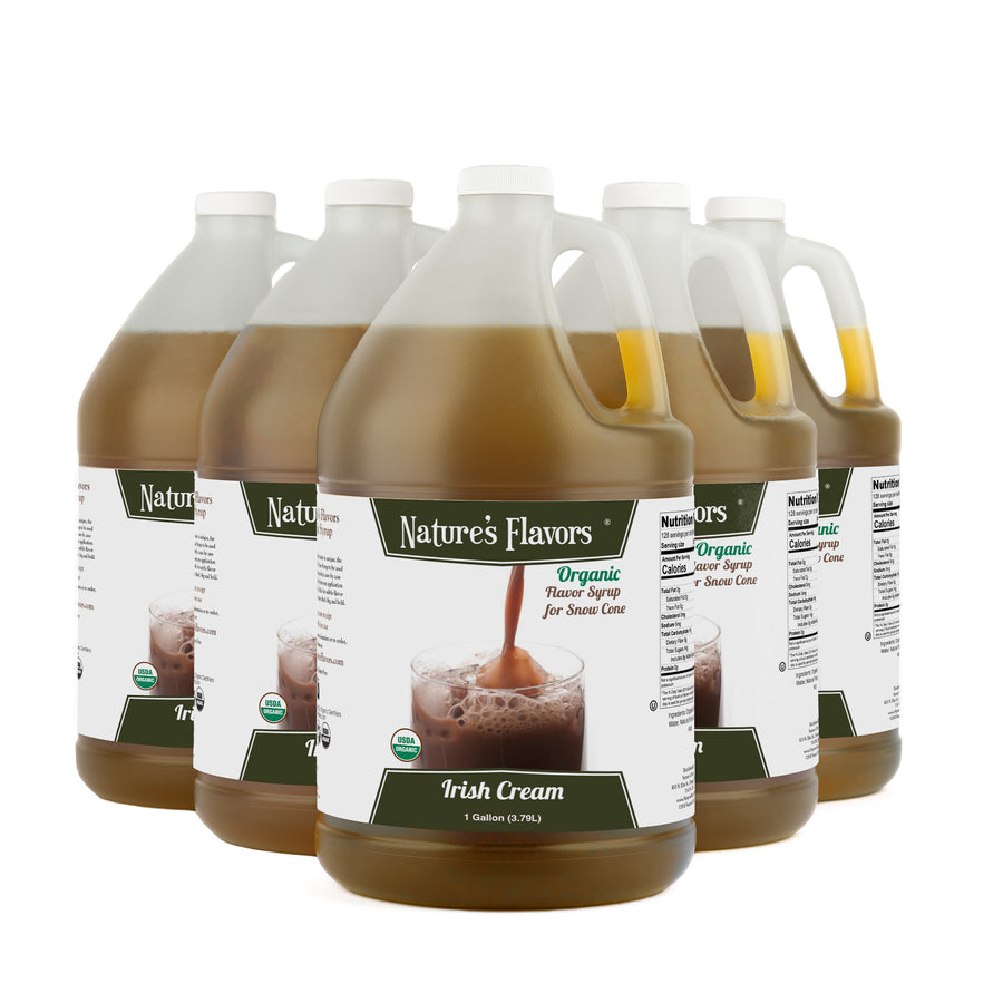 Irish Cream Snow Cone Syrup, Organic