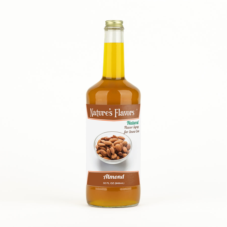 Almond Snow Cone Syrup, Natural