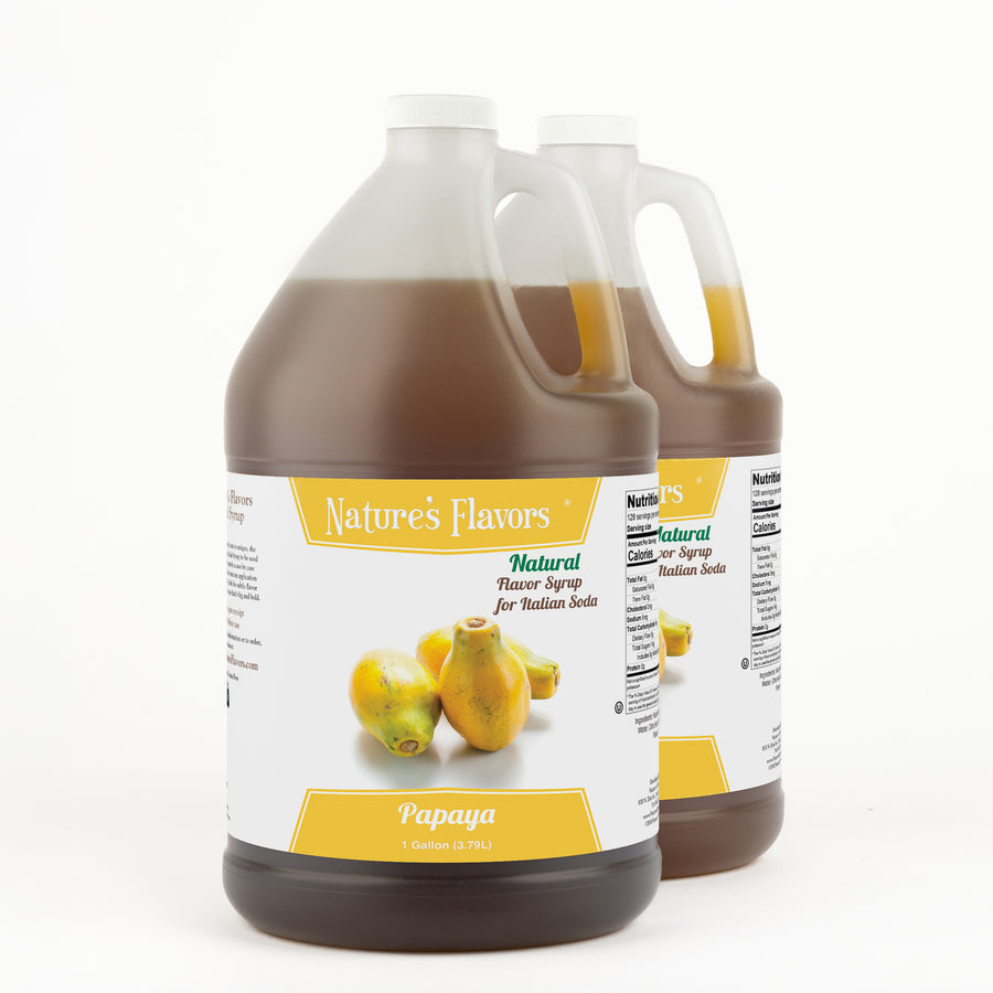 Papaya Italian Soda Syrup, Natural