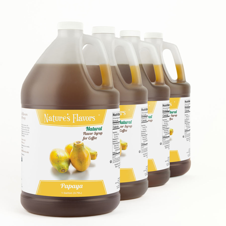 Papaya Coffee Syrup, Natural