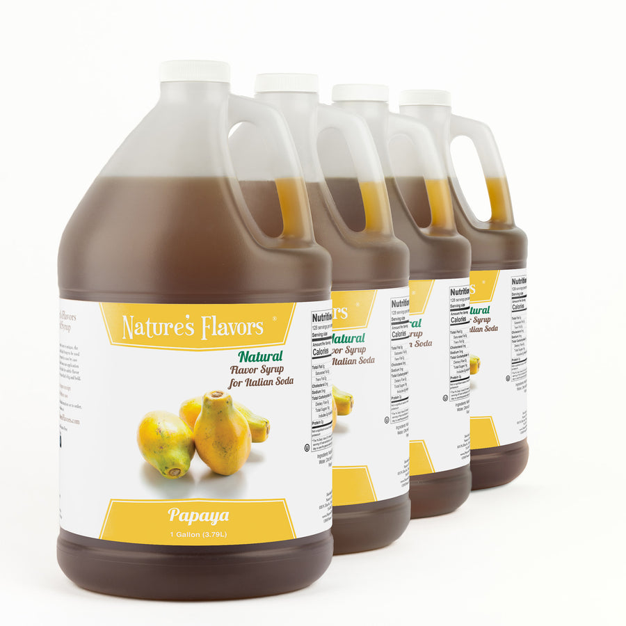 Papaya Italian Soda Syrup, Natural
