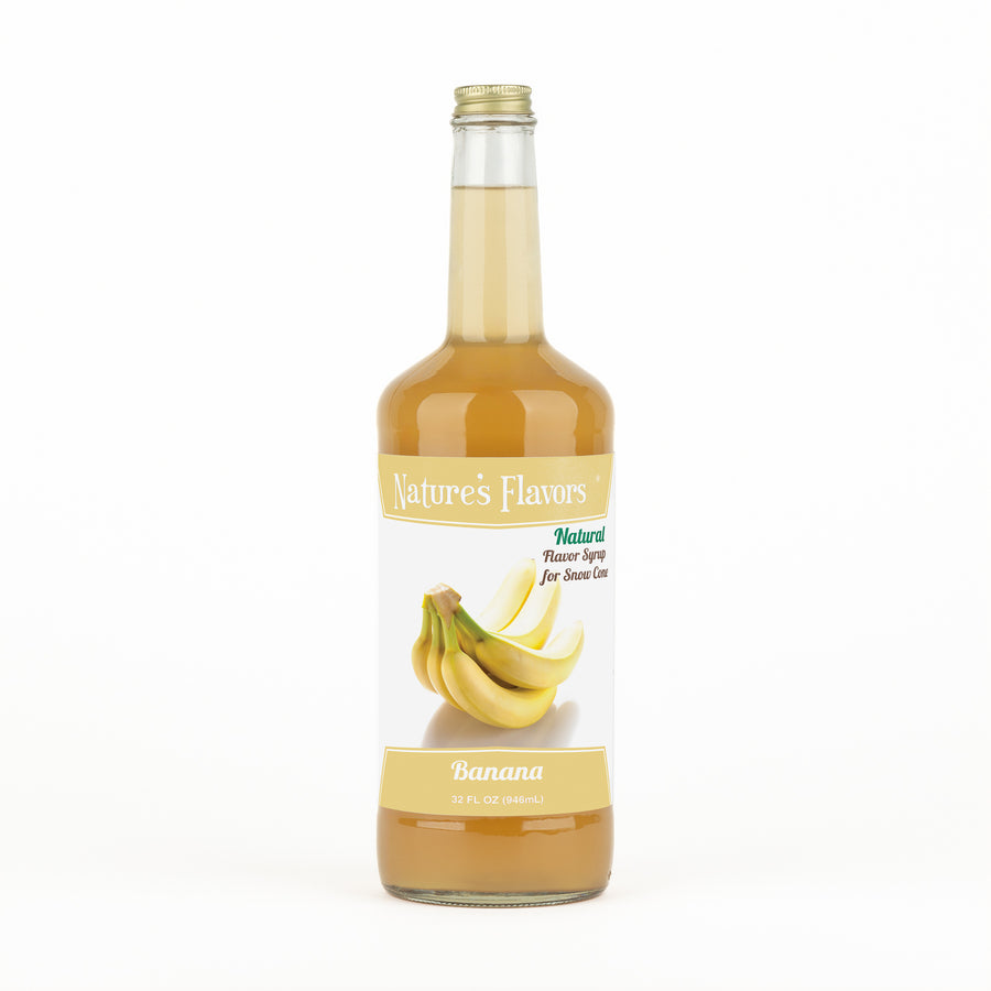 Banana Snow Cone Syrup, Natural