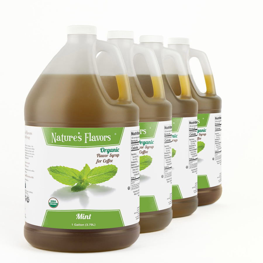 Mint Coffee Syrup, Organic