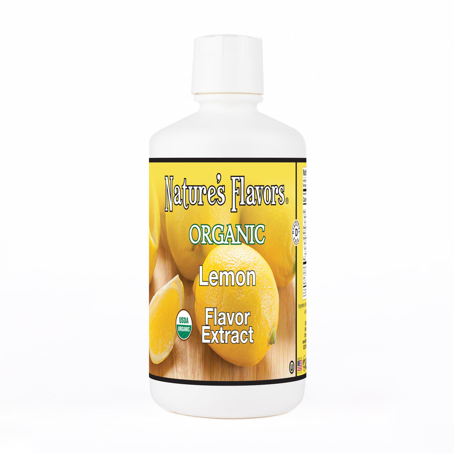 Organic Lemon Flavor Extract Without Diacetyl (Top Notes)