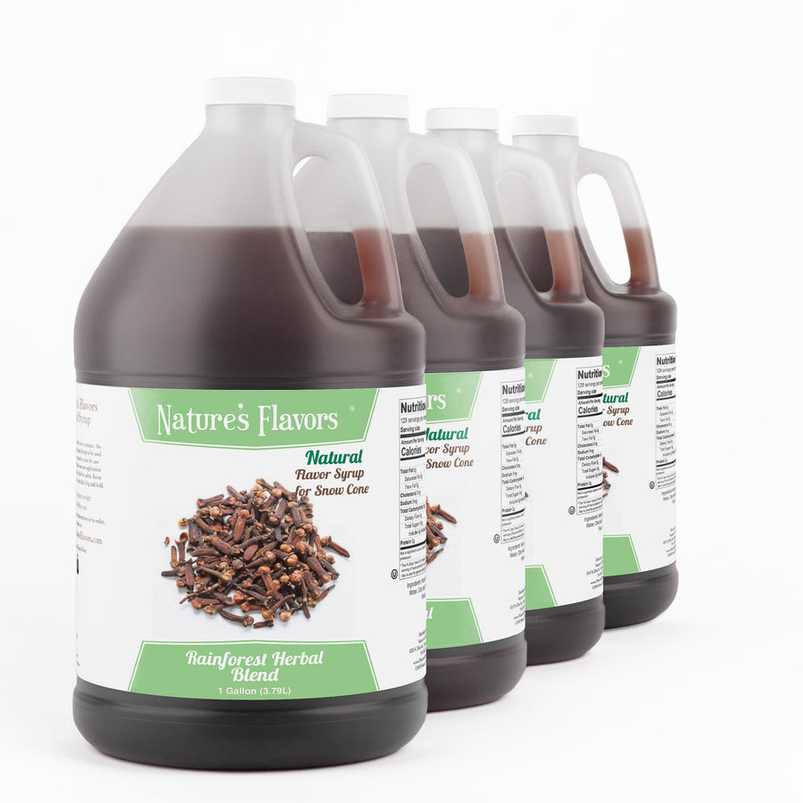 Rainforest Herbal Blend Snow Cone Syrup, Natural