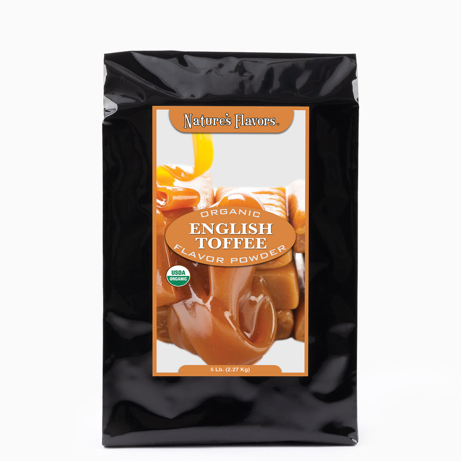 English Toffee Flavor Powder, Organic