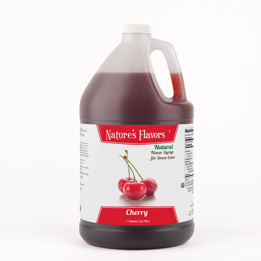 Cherry Snow Cone Syrup, Natural