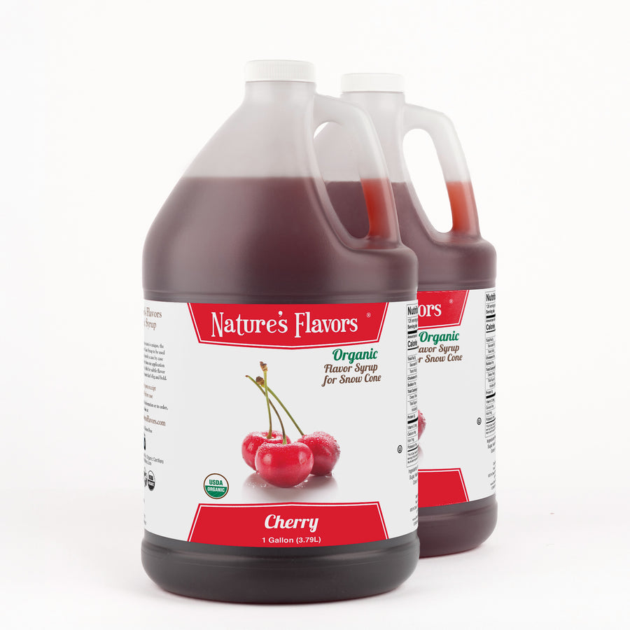 Cherry Snow Cone Syrup, Organic