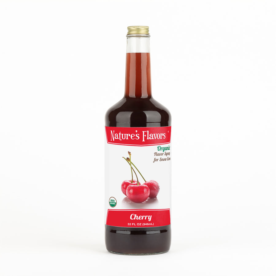 Cherry Snow Cone Syrup, Organic