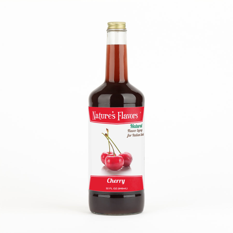 Cherry Italian Soda Syrup, Natural