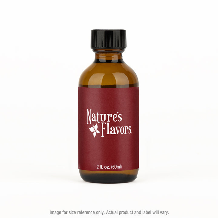 2 oz Bottle with Nature's Flavors label on a white background
