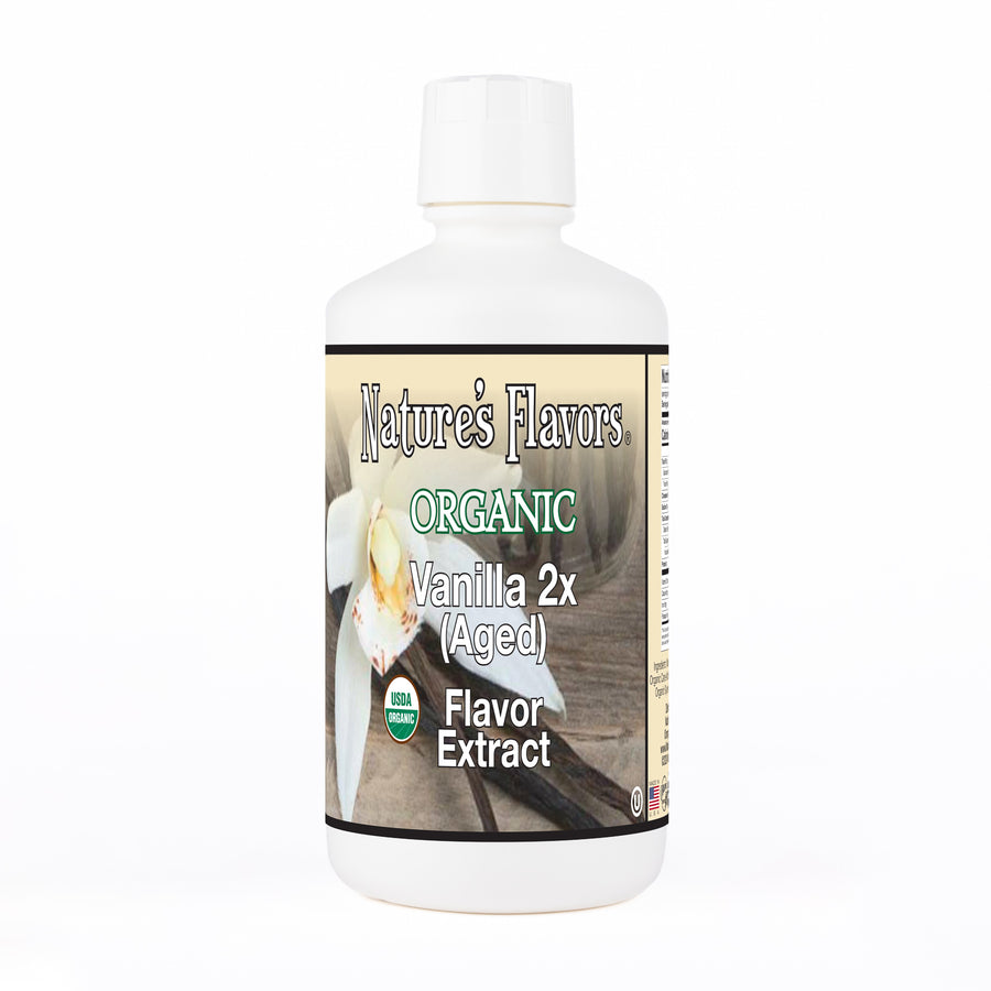Vanilla Flavor Extract Aged (2x Fold), Organic
