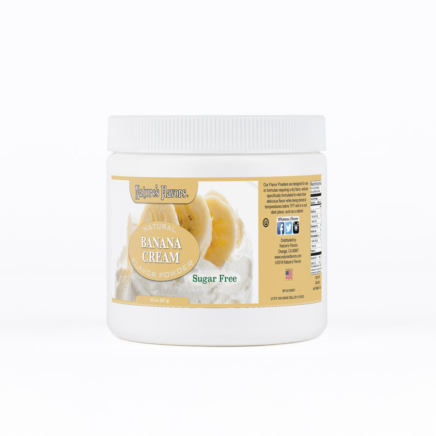 Banana Cream Sugar Free Flavor Powder